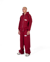 HSLR PUFF LOGO BURGUNDY SET