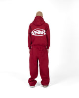HSLR PUFF LOGO BURGUNDY SET