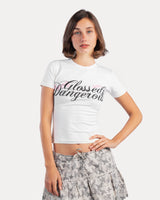 WHITE GLOSSED & DANGEROUS BABYTEE