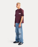 HSLR LOGO BURGUNDG T-SHIRT