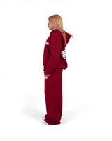 HSLR PUFF LOGO BURGUNDY SET