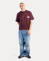 HSLR LOGO BURGUNDG T-SHIRT