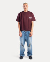 HSLR LOGO BURGUNDG T-SHIRT